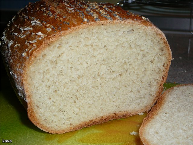לחם שולחן לבן ארוך (תנור)