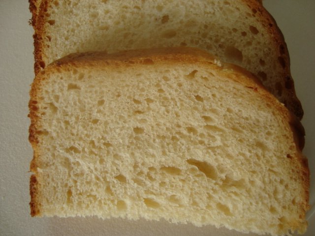 Quick kneaded cheese bread in the oven