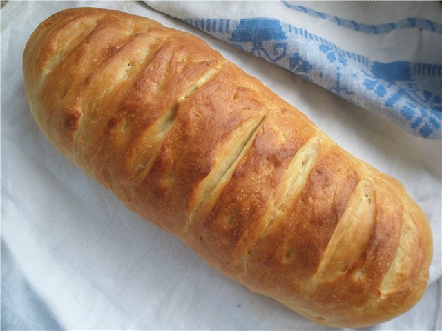 לחם קנדי ​​לבן (תנור)