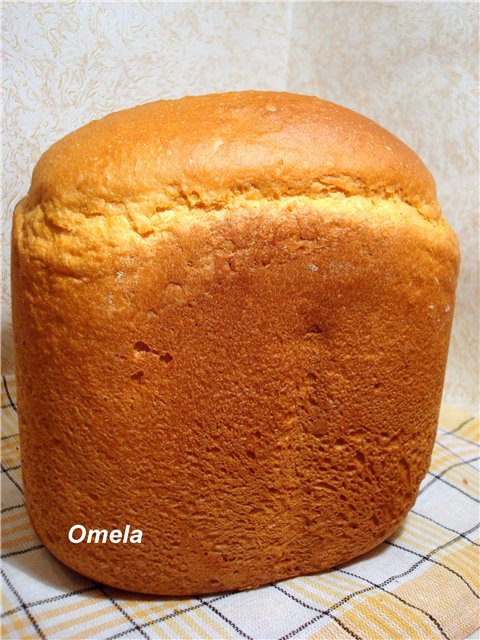 خبز القمح واليقطين الرائب (صانع الخبز)
