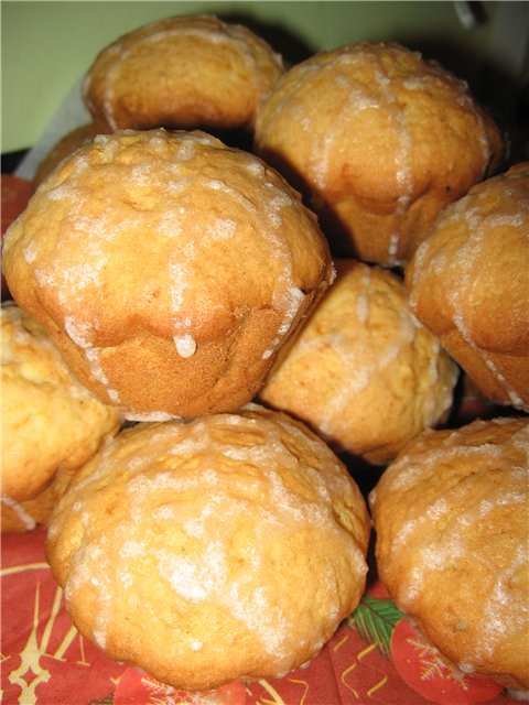 Citroen-gember muffins