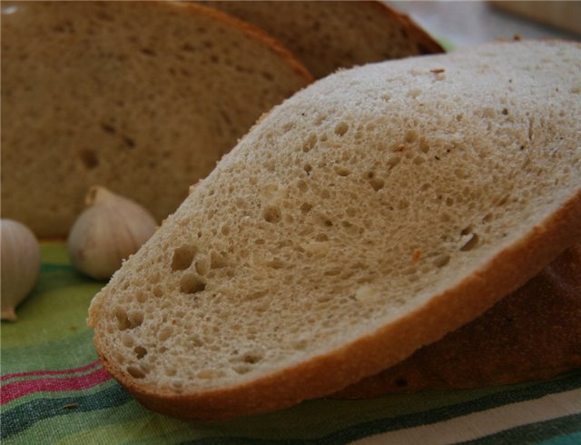 Peter Reinhart's Garlic and Rosemary Potato Bread (oven)