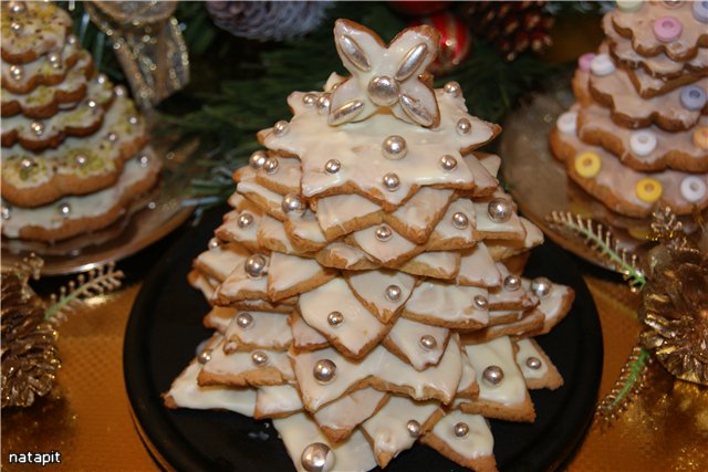 Gingerbread christmas trees