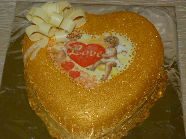 Heart cakes