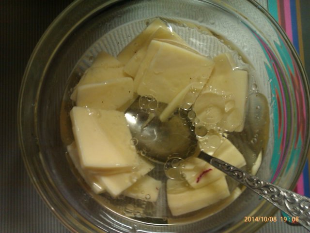 Pickled Limburger - cheese (Franconian style)