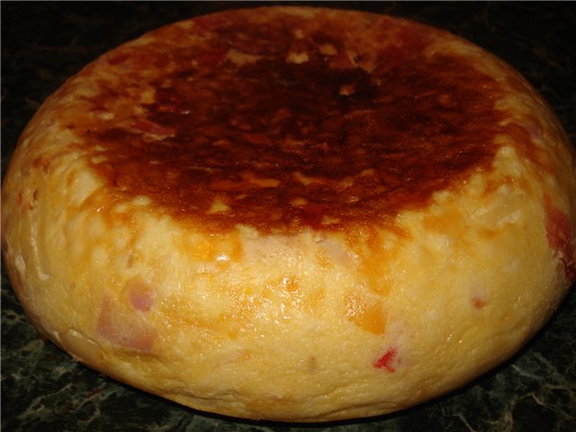 Omelet in een multikoker Stadler-vorm