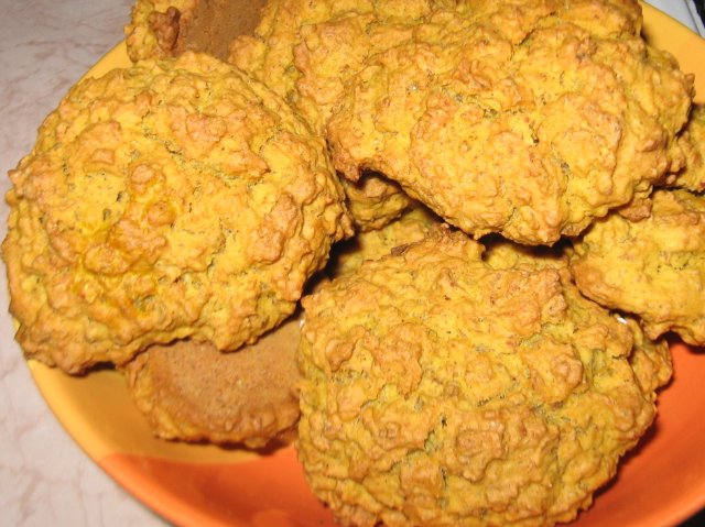 עוגיות שיבולת שועל דלעת "Solnechnoye"