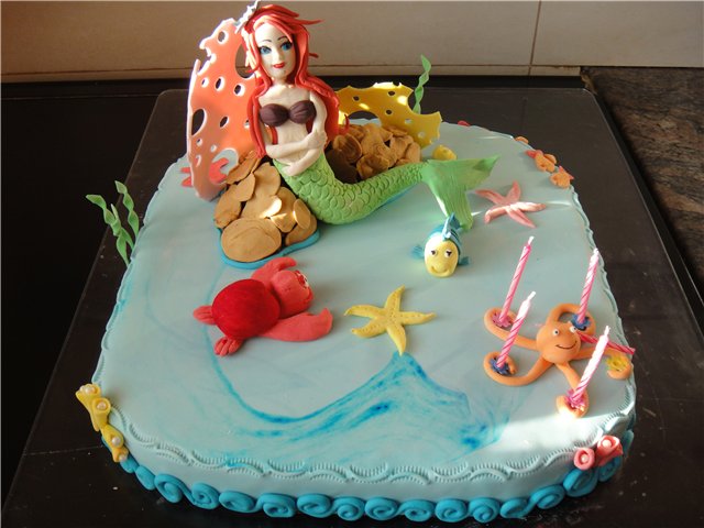 The Little Mermaid Cakes