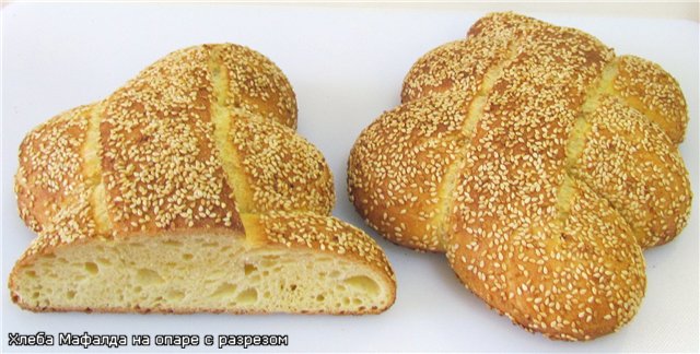 Szicíliai szezám kenyér Mafalda (sütő)
