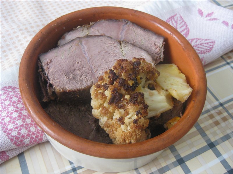 Meat according to the recipe of the beginning of the last century
