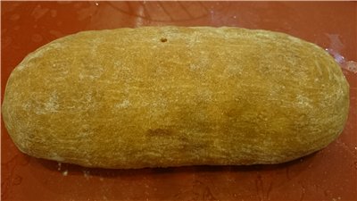 Apulian bread in the oven