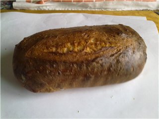 Polish bun in the oven