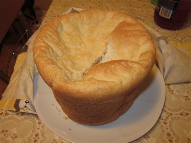 خبز القمح دسم في صانع الخبز