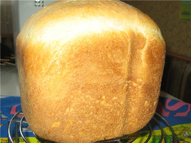 Chleb pszenny z kaszą manną w wypiekaczu do chleba
