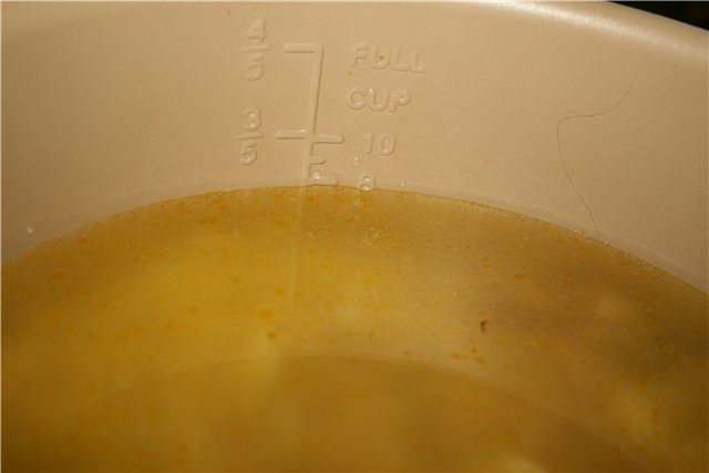 Forest mushroom soup in Brand 6050 pressure cooker