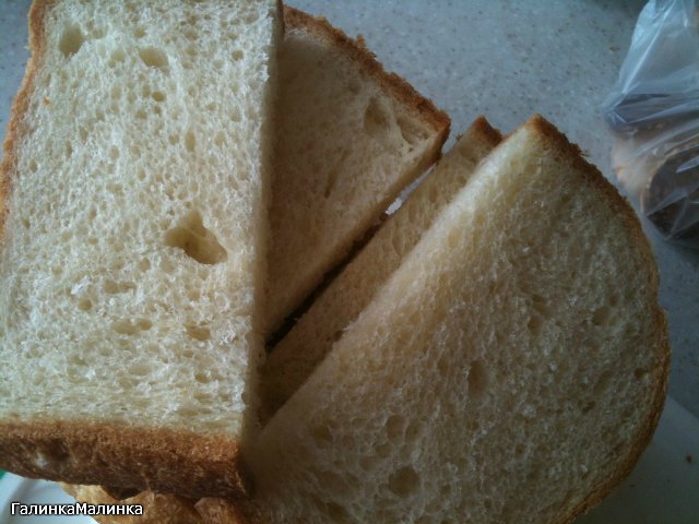 לחם טוסט ביצרן לחם