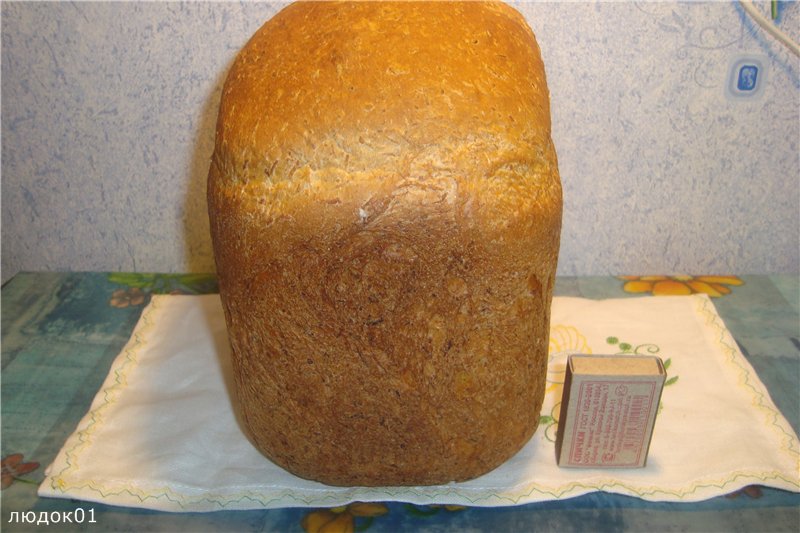 Carrot bread in a bread maker