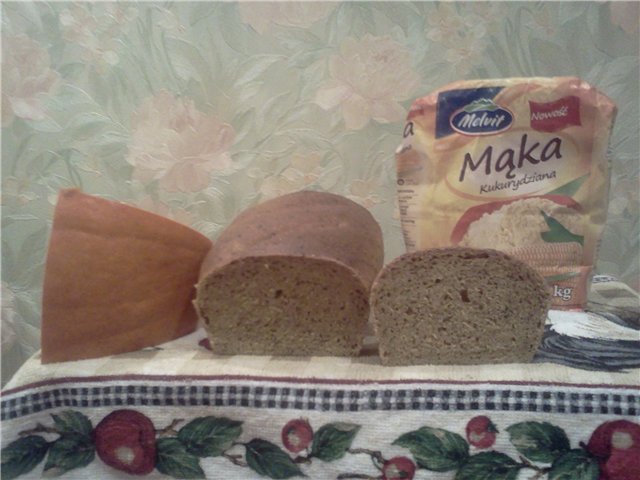 Chleb pszenno-kukurydziany z makiem (piec)