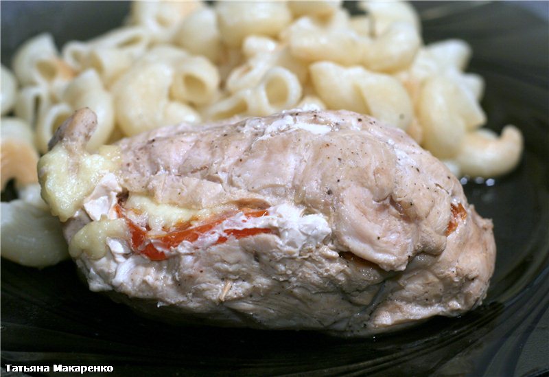 Turkey fillet with cheese and tomato (Cuckoo 1054)