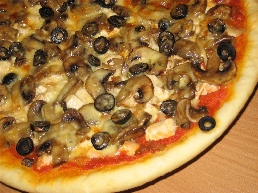 Pizza: 2 opciones, para mi esposo y para mí