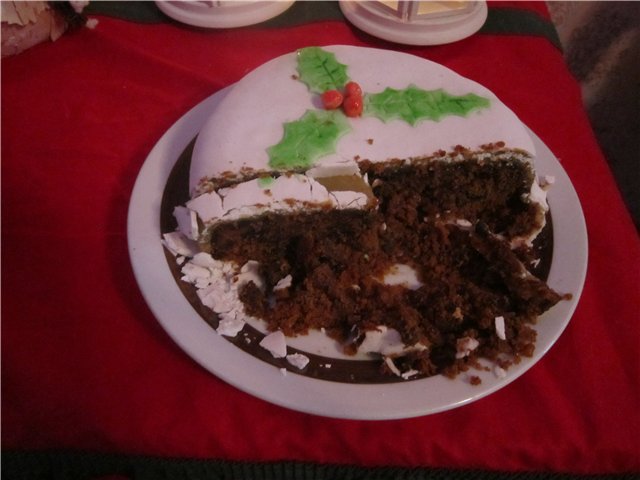 עוגת חג המולד באנגלית