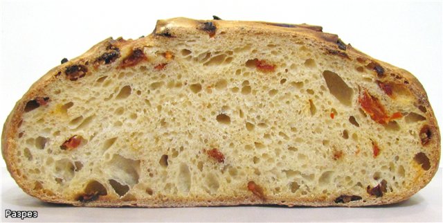 Bread with sun-dried sourdough tomatoes (oven)