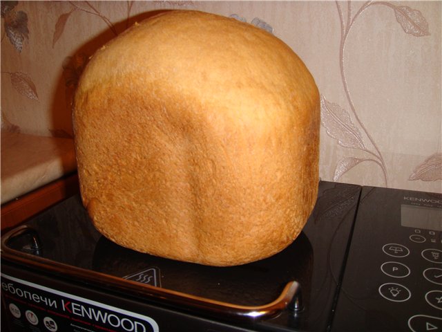 לחם צרפתי עם מים מוגזים ביצרנית לחם