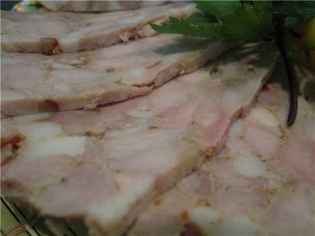 Marmo di salsiccia di pollo (Beloboka)