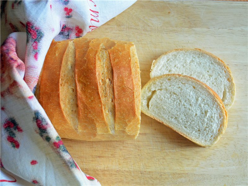 Pan de trigo de fermentación larga