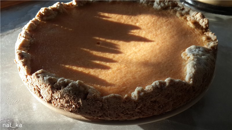 Pumpkin and cottage cheese pie