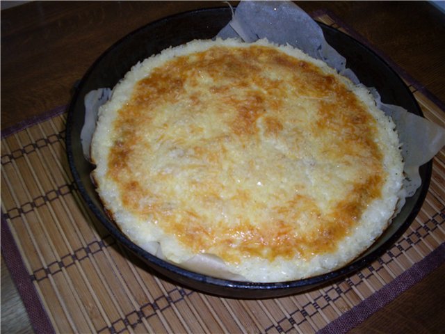 Rice Pie (Rice Quiche)