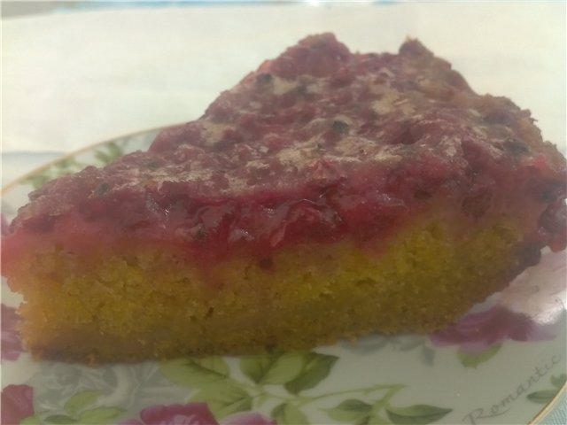Szwabskie ciasto z czerwonymi porzeczkami w multicookerze Panasonic SR-TMH18