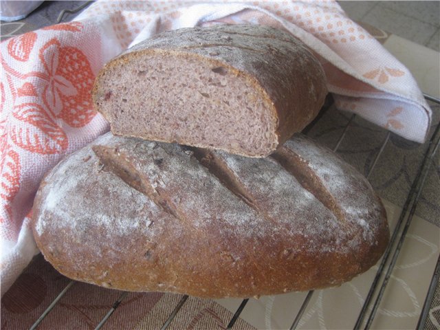 Pan con nueces y dátiles (horno)