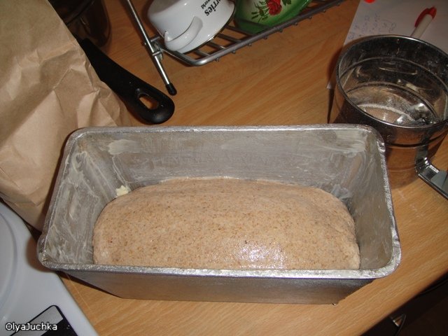 Whole grain rye-wheat bread with sourdough