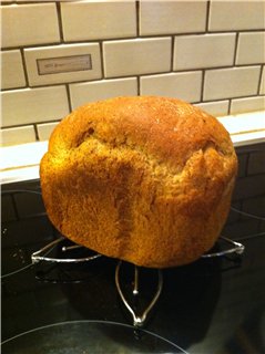 Wholegrain wheat bread with bran