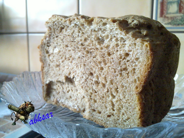 Niskokaloryczny chleb pszenny z otrębami żytnimi