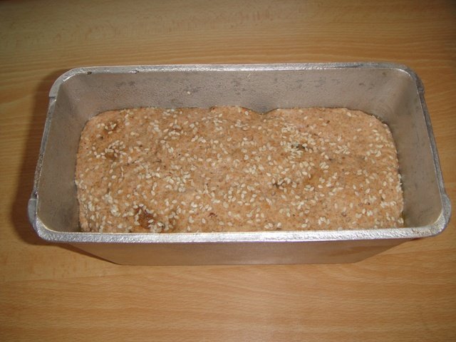 Whole-grain rye-wheat bread with sourdough dried fruits