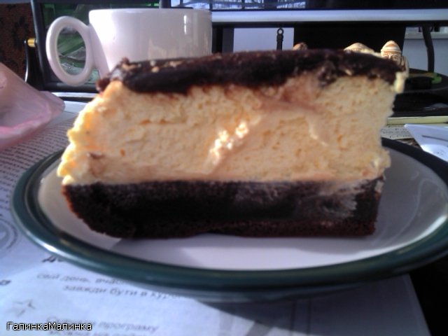 Cream al Cream cake (aanpassing aan de multikoker Cuckoo 1054)