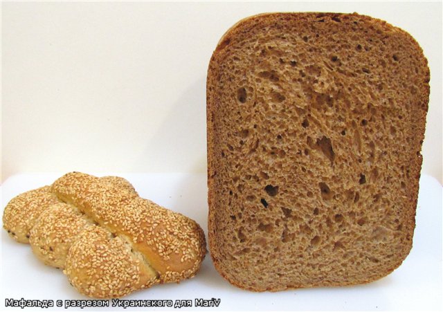 Sicilian sesame bread Mafalda (oven)