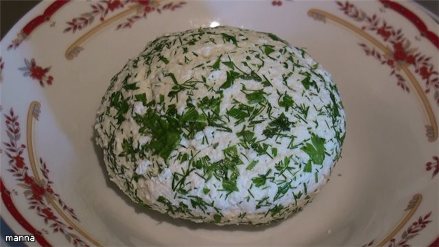 بانير (جبنة منزلية بدون بيض)