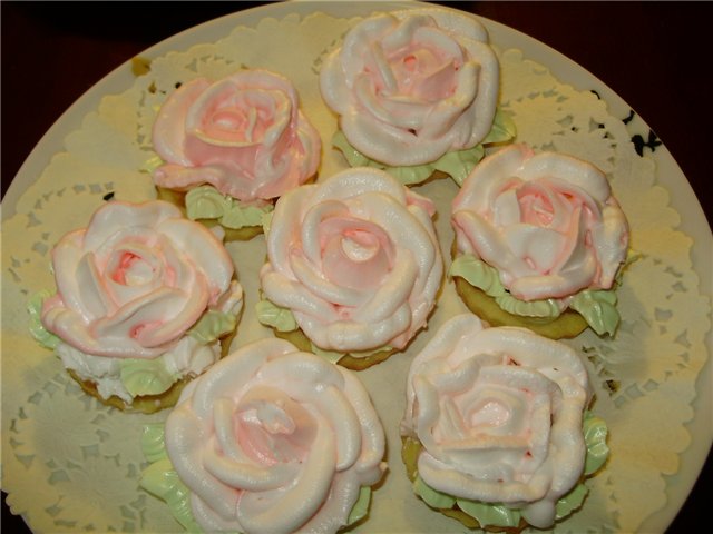 Roses sand cakes
