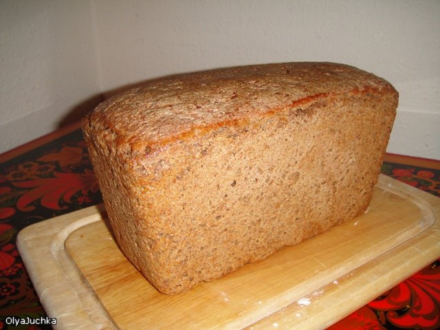 Pane integrale di segale con lievito naturale