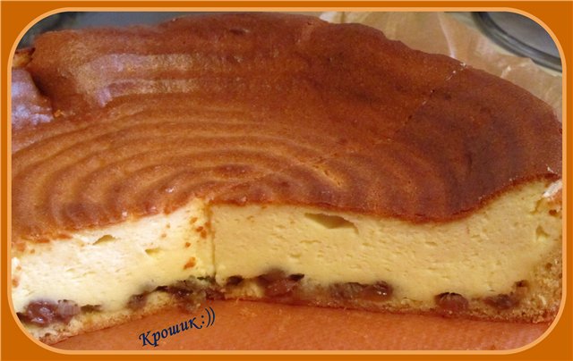 Kaesekuchen aus Bayern - cheesecake dalla Baviera