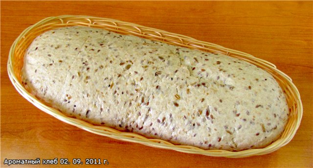 לחם ריחני עם מחמצת שיפון בתנור