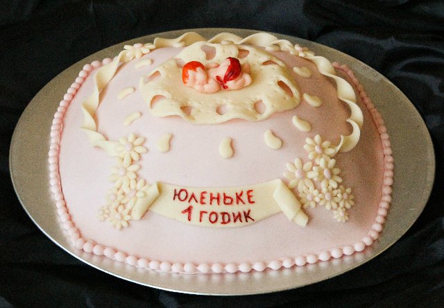 Ciasta dla dzieci (z mastyksowymi dziećmi z Mołdawii)