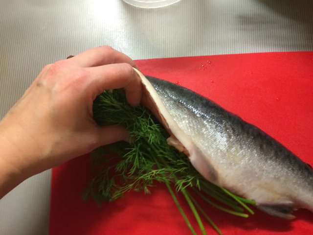 Vis in een zoutkorst van Chef Oliver Strubel Kurlander Palais