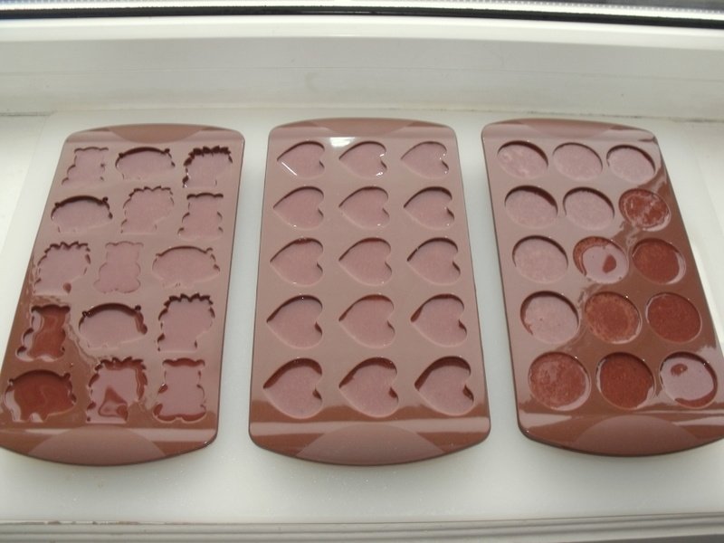 Crema de chocolate rosa