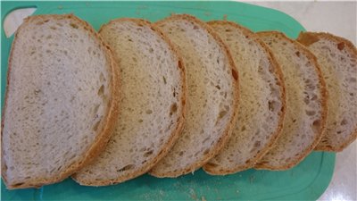 Apulisch brood in de oven