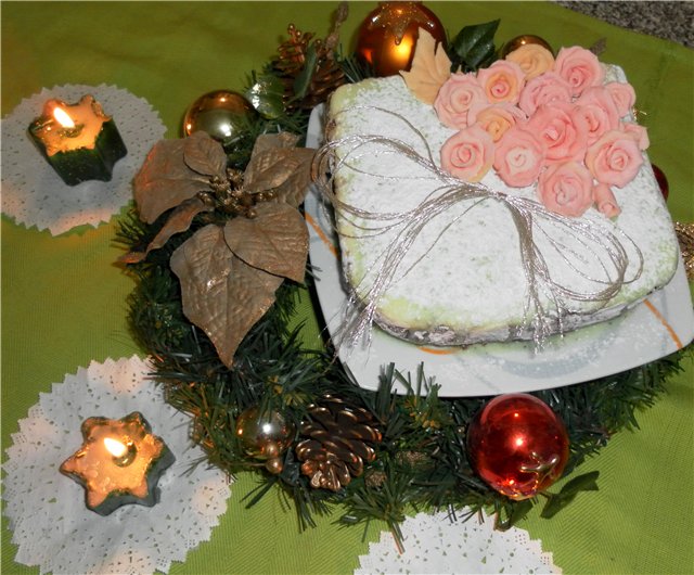 English christmas cupcake