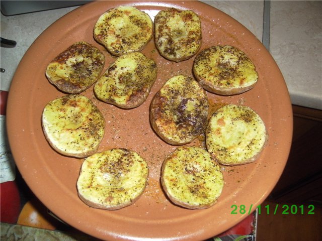 Aardappelen Gasten voor de deur (gebakken in de magnetron)